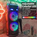 30W Portable Bluetooth Speaker Wireless Column Big Power Stereo Subwoofer Bass Party Speakers with Microphone Family Karaoke USB. 