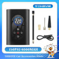 TOHAYIE Car Air Pump 150PSI Portable Car Air Compressor LED Intelligent Digital Display Air Pump for Car Motorcycle. 