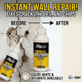 Dr. Teny Wall Repair Paste 300ml – Crack Filler, Hole Repair Cream (White & Off White) with Scraper Tool | Easy DIY Wall Fix Solution.