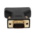 VGA to RCA Connecter Converter Male VGA to 3 RCA RGB Female Video To Jack Style Plug Component 15-Pin VGA Video Adapter HD Z9V9. 