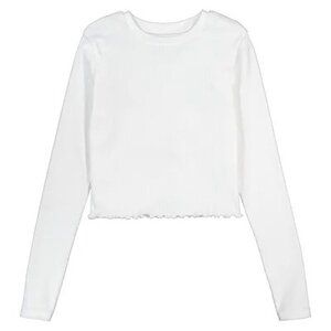 Women's Long Sleeve Crop Top Trendy Streetwear Style