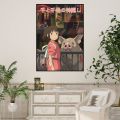 bilibili Spirited Away Chihiro Poster Prints Wall Sticker Painting Bedroom Living Room Decoration Office Home Self Adhesive. 