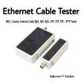 High Quality Network Cable Tester LAN UTP CAT5 CAT6 RJ45 RJ12 RJ11 BNC Coaxial CCTV Cable Tester (Model:ST-248) with 9v Battery & Cable Cutter. 