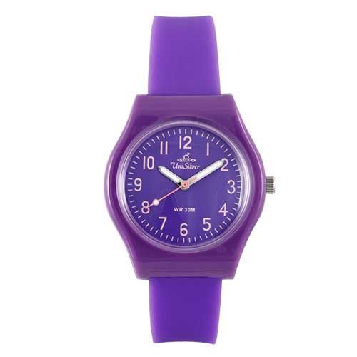 UniSilver%20TIME%20Womens%20Violet%20Analog%20Rubber%20Watch%20KW3494-2002%20-%20Image%204