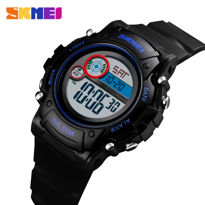 SKMEI New Kids Watches Fashion Waterproof Wristwatches Alarm