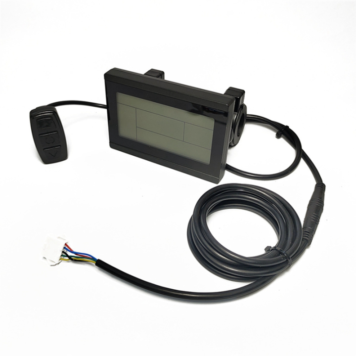 1 PCS Ebike 24V 36V 48V 72V KT LCD3 LCD Display Black Metal+Plastic Electric Bicycle Smart Meter