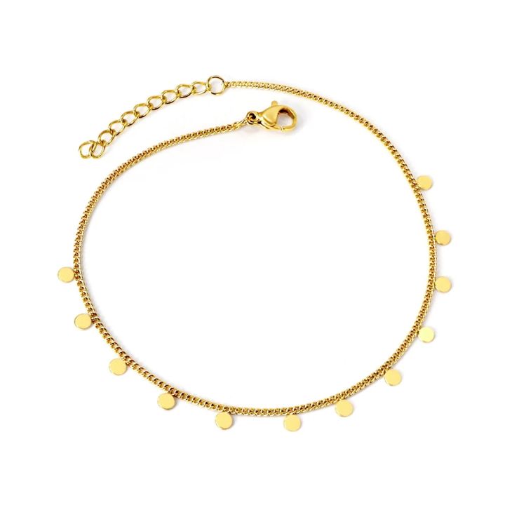 ASON%20Bohemian%20Mini%20Round%20Coin%20Dis%20Charm%20Anklets%20For%20Women%20Girls%20Stainless%20Steel%20Waterproof%20Foot%20Bracelet%20Summer%20Beach%20Gift%20-%20Image%202