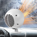 SL 12V Car Heater Fast Heating Cooling Fans Cigarette Lighter Plug Windshield Defogger Defroster Heater 12V/24V Universal.
