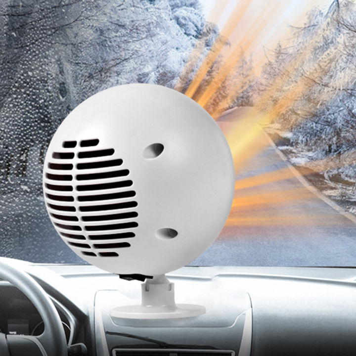 SL 12V Car Heater Fast Heating Cooling Fans Cigarette Lighter Plug Windshield Defogger Defroster Heater 12V/24V Universal