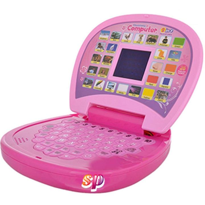 Educational Computer ABC and 123 Learning Kids Toy Laptop with LED Display and Music Educational Toy for Babies