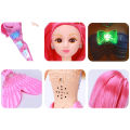 Lovely Cute Plastic Mermaid Doll Music Mermaid Princess Toy Gift for Baby Little Girl 36cm. 