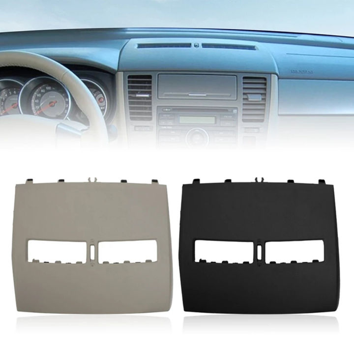 Instrument%20Panel%20Cover%20for%20Nissan%20Tiida%202005-2011%20Front%20Dashboard%20Middle%20Air%20Conditioner%20Outlet%20Vents%20Upper%20Cover,Black%20-%20Image%206