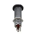 NXFDSIOZ 3pcs 1/4 Inch Chrome Cylinder Flush Mount Jack for Electric Guitar Bass.