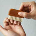Bristle Nail Brush Wood Nail Brush Foot Dead Skin Grinding Scrubbing Tools Nail Art Accessories Cleaning Brush Manicure Supplies Yao Store.