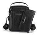 Men's Synthetic Leather Shoulder Bag Men PU Crossbody Messenger Bags Man Casual Shoulder Bags For Male Top Handle Handbags.
