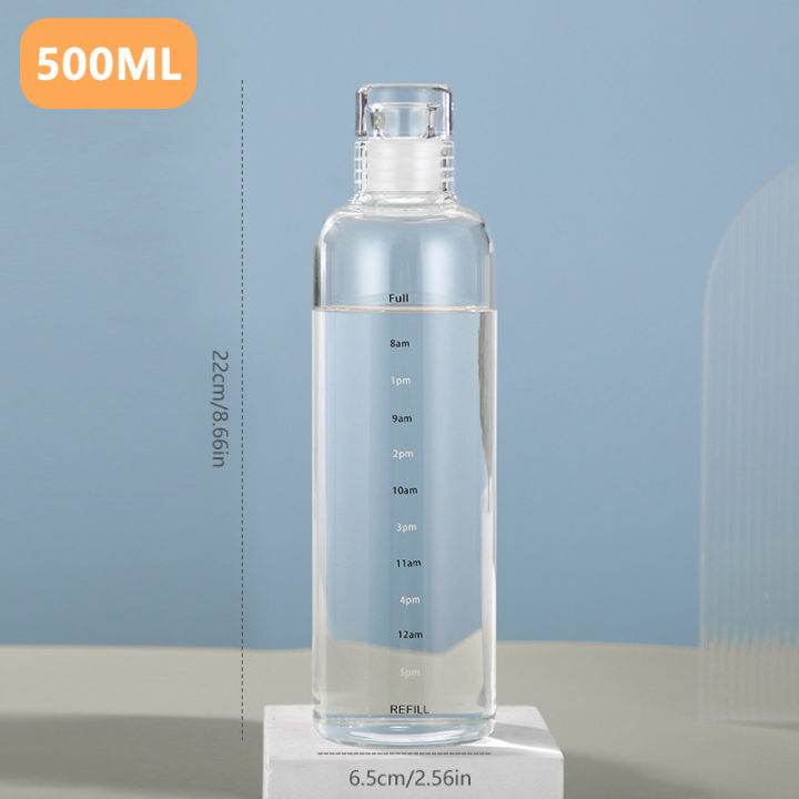 500/750ml%20Large%20Capacity%20Glass%20Water%20Bottle%20With%20Time%20Marker%20Cover%20For%20Water%20Drink%20Transparent%20Milk%20Juice%20Cup%20Simple%20Cup%20Gift%20-%20Image%207