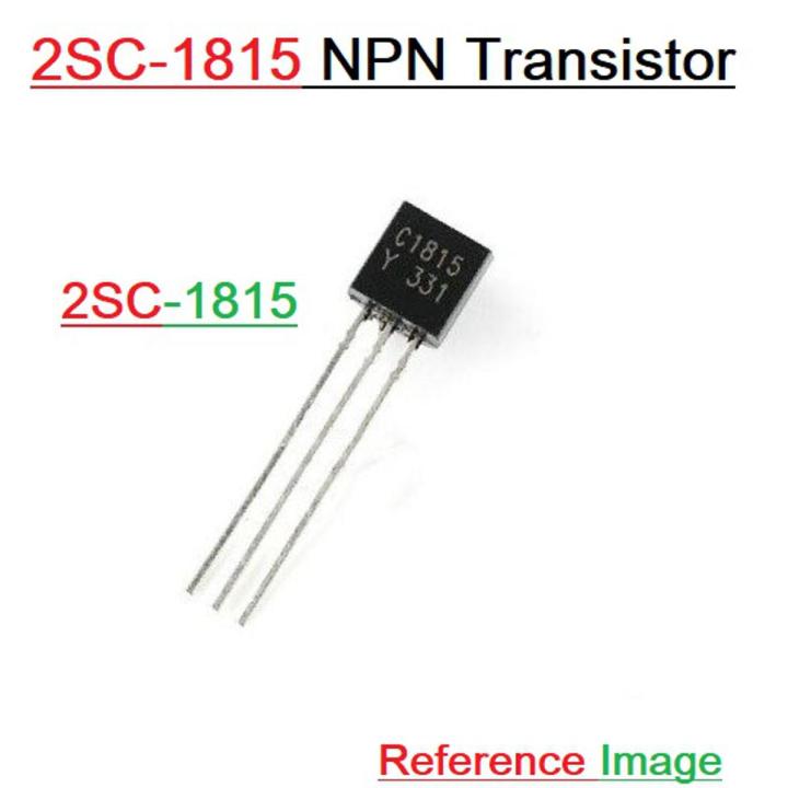 20Pcs- C1815 2SC1815 2S-C1815 2SC 1815 NPN Transistor 50V 0.15A TO-92 Inline Triode Transistor Small Signal Bipolar BJT Transistor 3 Pin Leads