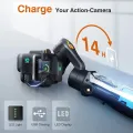 Hohem iSteady Pro4 Pro 4 Gimbal for GoPro 12/11/10/9/8/7/6 DJI OSMO Insta360 One R Action Camera 3-Axis Handheld Stabilizer. 