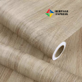 High-Quality Wooden Grain PVC Wall Sticker Waterproof Removable Self-Adhesive Film for Cabinets and Countertops.