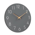 Wall Clock Silent Non-Ticking Wall Clocks Battery Operated - Modern Simple Wooden Clock Decorative Durable Easy Install Easy to Use. 