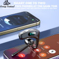 Group Vertical V600 Wireless Headphones Open Ear Hanging Headset Noise Canceling Stereo Headphones With LED Battery Display. 