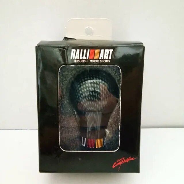 Ralliart%20Carbon%20Look%20Manual%20Transmission%20Gear%20Shift%20Knob%20Shifter%20Lever%20Head%20For%20Mitsubishi-black%20-%20Image%205
