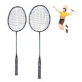Badminton Racket Highly Elastic Double Badminton Racket Lightweight for Men for Training. 