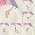 Cute Flower Phone Rope Keychain Pendant Phone Case Strap Hanging Cord Keychain Fullhouse. 