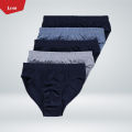 5 Pieces Assorted Men's Inner Elastic Waist Belt Brief Underwear For Casual Use From Levin. 