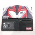 Movie Spiderman Marvel Newest Wallet Avengers Cartoon Iron Man Captain America Thor Hulk Leather Short Purse With Coin Pocket for Kids Men Women Fans.