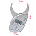 Digital Body Fat Skinfold Caliper Fold Analyzer Measurement Thickness Caliper. 