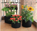 Geotextile Non-woven Fabric Geo Bag 20 Gallon Capacity Grow Bag Pot Planter for Garden Planting. 