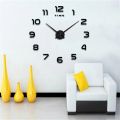 Fashion Modern Design Large Wall Clock 3D DIY Quartz Clocks Watches Acrylic Mirror Stickers Living Room Home Decor Horloge. 