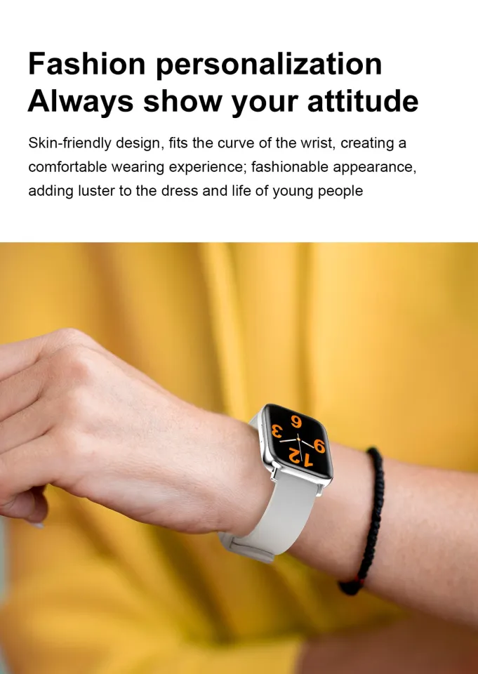 REWARD Smart Watch Full Touch Screen Sport Fitness Watch IP68