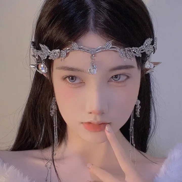 Fashionable%20Elf%20Crown%20Elegant%20Hair%20Band%20Rhinestone%20Wedding%20Tiara%20for%20Women%20Princess/Party%20Hair%20Accessories%20-%20Image%206