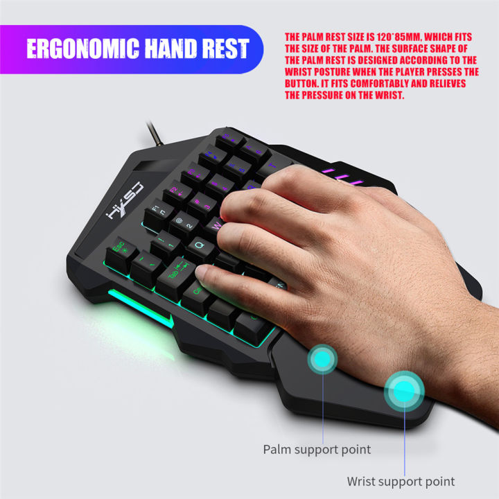 V100%201.6m%20Wired%20Game%20Keyboard%20Mechanical%20Handle%20Backlight%2035%20Key%20PC%20Mini%20Keyboard%20Black%20One%20Hand%20Keyboard%20-%20Image%205