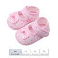 Cute Dot Bow Baby Girls Flat Shoes Anti-slip Soft Sole Cotton Lightweight Infant Shoe Summer Floral Thin Toddler Shoes. 