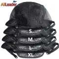 New Fashion Black Weave Caps for Sew in Hair Weft Large Medium Small Wig Cap for Making Wigs with Adjustable Strap Stocking. 