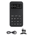 S9 Voice Changer 12 Voice Changing Modulator with Adjustable Voice Functions Phone Computer Sound Card Mic Tool, Easy to Use.