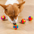 Light Up Pet Toy Ball Tpr Solid Flash Elastic Chew Ball Dog Toy Ball.