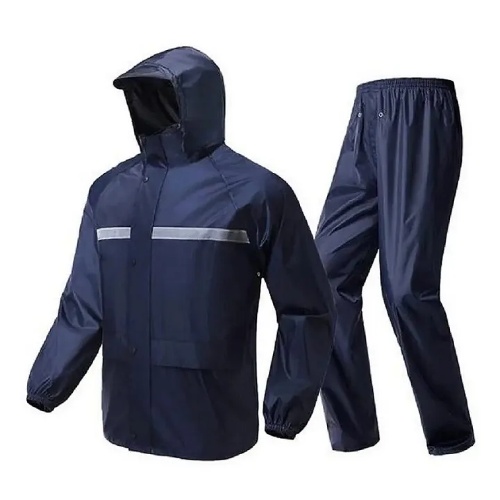 100%25%20Waterproof%20%20Rain%20Coat%20With%20Trousers-%20XL-%20Body%2046/47%20Long%2027/28%20-%201%20Set%20-%20Image%203