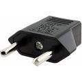 US to Flat Pin To Eu 2 Round Pin Plug socket Adapter USA to Euro wall Charger Outlet socket 1pcs.