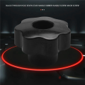 XHHDQES 10 Pcs M10 10mm Dia Thread Black Plastic Star Head Clamping Knob Grip. 