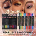 12 Colors Eyeshadow Pencil Set Eyeliner Pencil Kit Waterproof Highlighter Shiny Silver Purple Glitter Silkworm Eye Shadow Pen. 