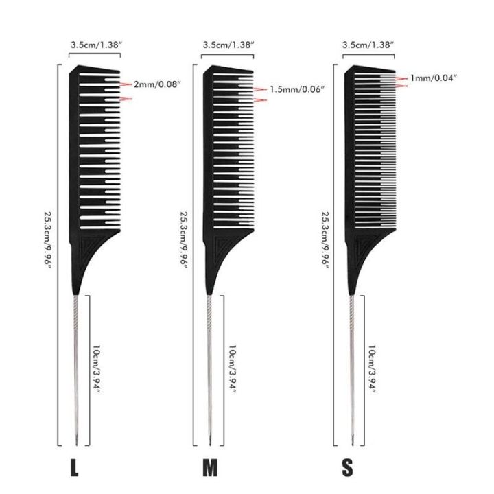 Hairdressing%20Comb%20Steel%20Tip%20Tail%20Comb%20Highlighting%20Hair%20Comb%20Needle-Point%20Hair%20Salon%20Barber%20Shop%20Anti-Static%20Hair%20Cutting%20Comb%20-%20Image%203