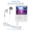 【Exclusive】 Thin Lightweight Portable Color Screen HiFi MP3 MP4 Music Player USB2.0 Button. 