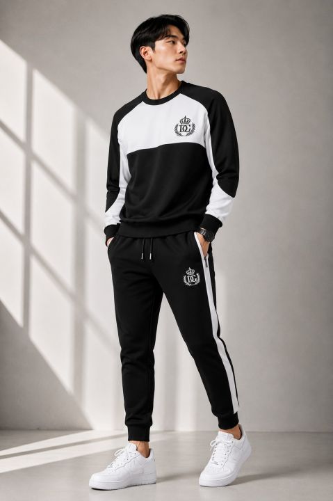 Fashionable Full Sleeves & Full Pants Set Combo For Men - Elevate Your Casual Style with this Cozy and Trendy Combo