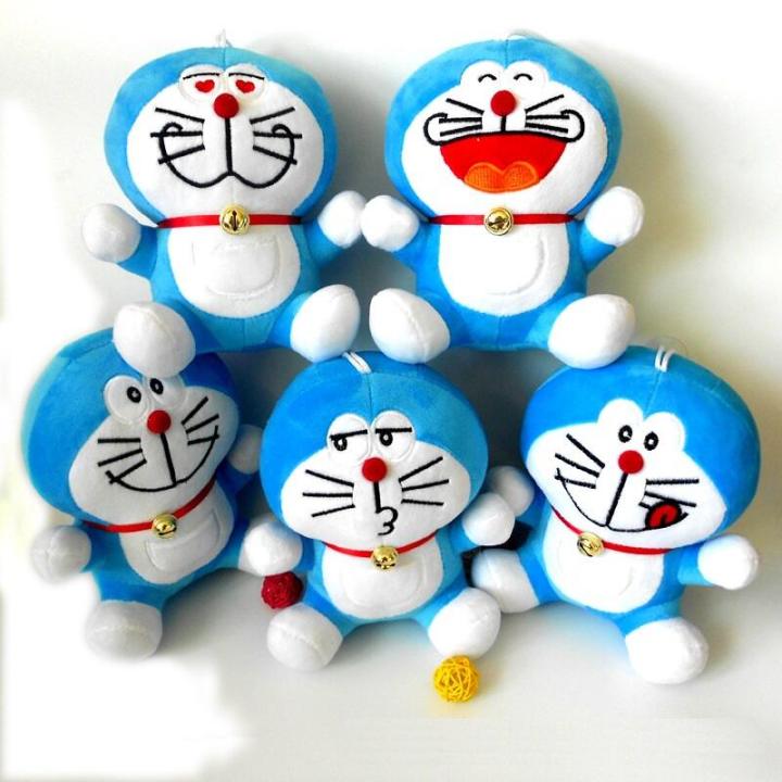 Doraemon Plush Stuffed Toys Blue Fat Bell Cat Dolls Best Gifts For Kids