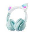 New B39 Cat Ears Cute Wireless Bluetooth Headphone Head-Mounted Headset. 