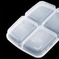 Refrigerator Frozen Meat Four-compartment Storage Box Food-grade Freezer Box Vegetable Plate Fresh-keeping Box. 